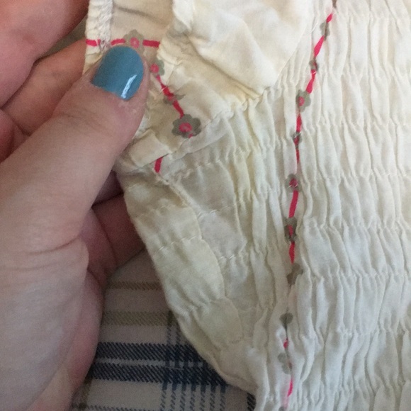 H&M Smocked Summery Blouse Size 16 - Picture 5 of 10